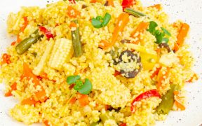 cuscús de verduras cannábicos